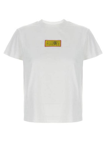 Logo Short Sleeve T-Shirt White - MAISON MARGIELA - BALAAN 1