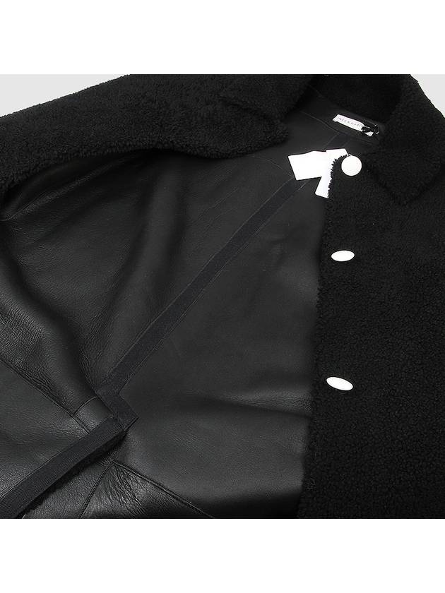 Ines Marechal long shearling coat DIDEROT BLACK INC003bk - INES & MARECHAL - BALAAN 8