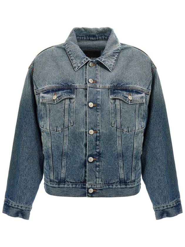 Mm6 Maison Margiela Cut-Out Denim Jacket - MAISON MARGIELA - BALAAN 1