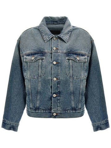 Mm6 Maison Margiela Cut-Out Denim Jacket - MAISON MARGIELA - BALAAN 1