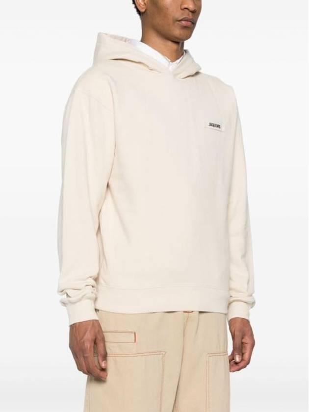 Le Gros Grain Hoodie Beige - JACQUEMUS - BALAAN 4