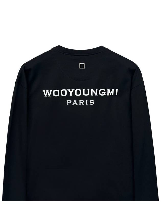 Back logo long sleeve t shirt black - WOOYOUNGMI - BALAAN 6