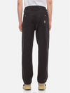 Men's Logo Chino Straight Pants Black - STONE ISLAND - BALAAN 3