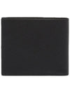 Triangle Logo Embossing Half Wallet Black - PRADA - BALAAN 3