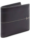 Center Stitch Half Wallet Brown - TOD'S - BALAAN 4