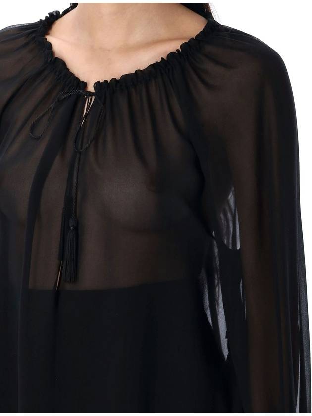 Silk blouse with drawstring - TOM FORD - BALAAN 3