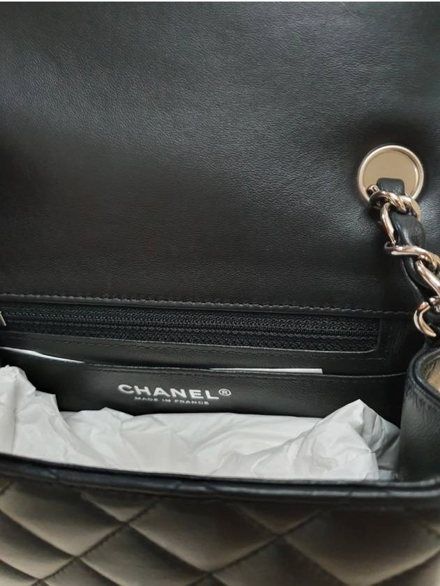 Petit Sac Black Lambskin Silver A35200 - CHANEL - BALAAN 3