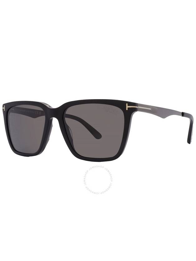 Tom Ford Garrett Polarized Smoke Square Men's Sunglasses FT0862 01D 56 - TOM FORD - BALAAN 2