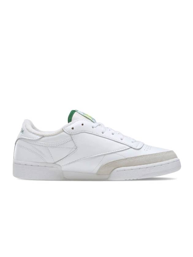 Club C 85 Vintage Low Top Sneakers Green White - REEBOK - BALAAN 1