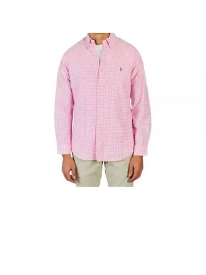 logo embroidery check shirt 710906612001 - POLO RALPH LAUREN - BALAAN 2