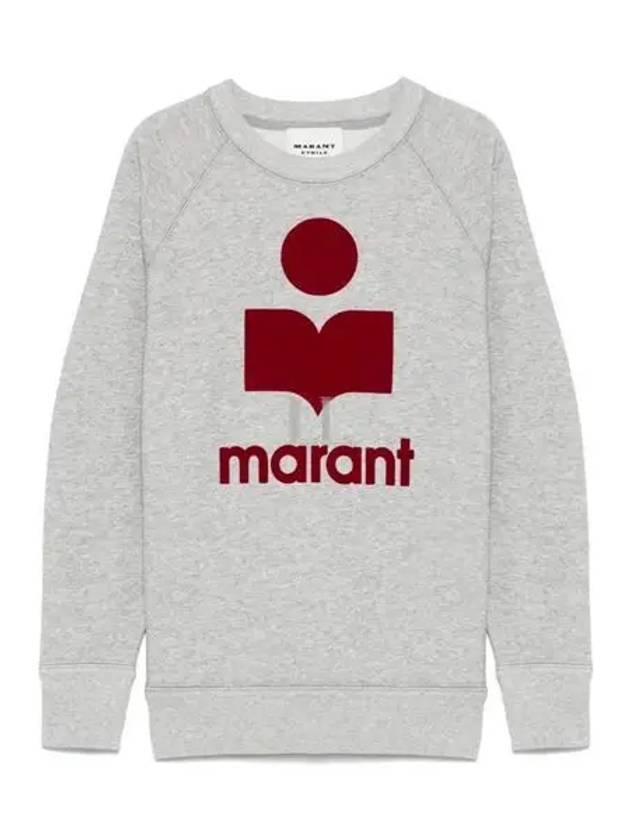 Millyny Logo Print Sweatshirt Grey - ISABEL MARANT - BALAAN 2