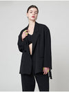 Buttonless Jacket Black - ATHPLATFORM - BALAAN 2