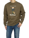 Logo Print Sweatshirt Green - BARBOUR - BALAAN 6