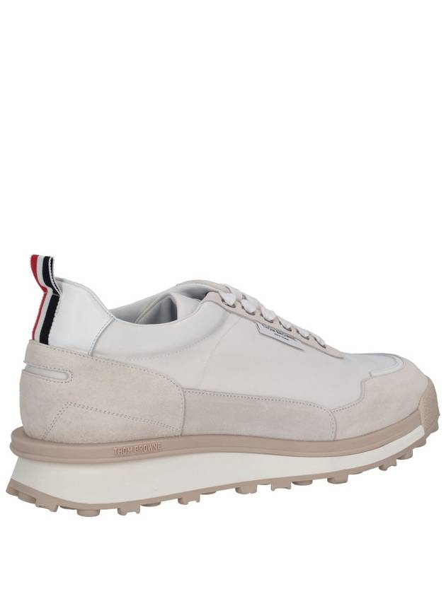 Alumni Eco Nylon Sneaker Tonal White Fun Mix - THOM BROWNE - BALAAN 3