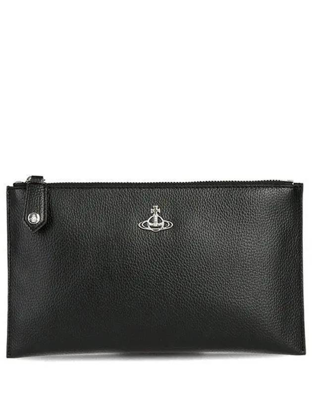 ORB logo 52030003 S000D N403 clutch bag 992527 - VIVIENNE WESTWOOD - BALAAN 1