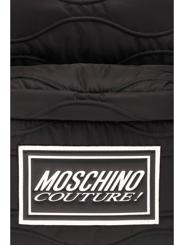 logo patch quilted school bag A76138227 - MOSCHINO - BALAAN 7