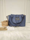 Daol Beomeo Branch Buckle Tote Bag Blue 4049577 Condition B - BURBERRY - BALAAN 1