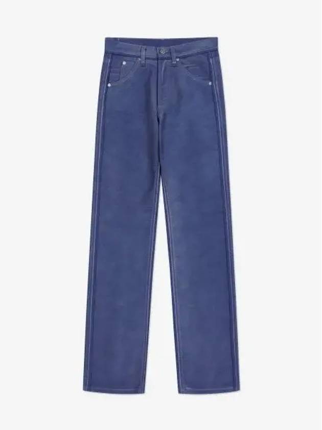 Distressed Cotton Straight Jeans Blue - MAISON MARGIELA - BALAAN 2