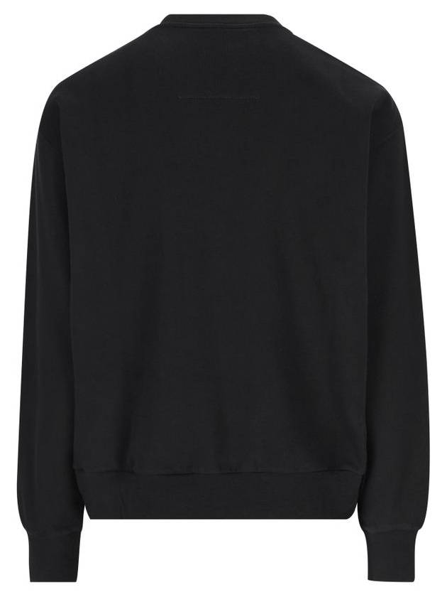 Logo Detail Crew Neck Sweatshirt Black - GIVENCHY - BALAAN 3