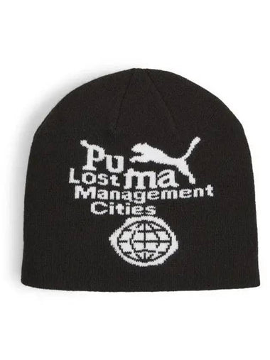 x LMC Cuffless Beanie Black 025814 01 - PUMA - BALAAN 1