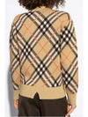 Vintage Check Intarsia Knit Top Beige - BURBERRY - BALAAN 5