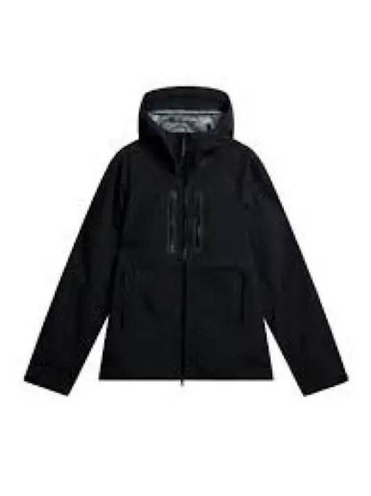 Nikoli Utility Hooded Zip-Up Jacket Black - J.LINDEBERG - BALAAN 2