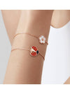 Lucky Spring Plum Blossom Bracelet Rose Gold White - VANCLEEFARPELS - BALAAN 6