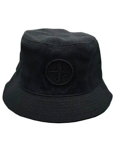 Logo embroidered gabardine bucket hat 35123550 271944 1100402 - STONE ISLAND - BALAAN 1