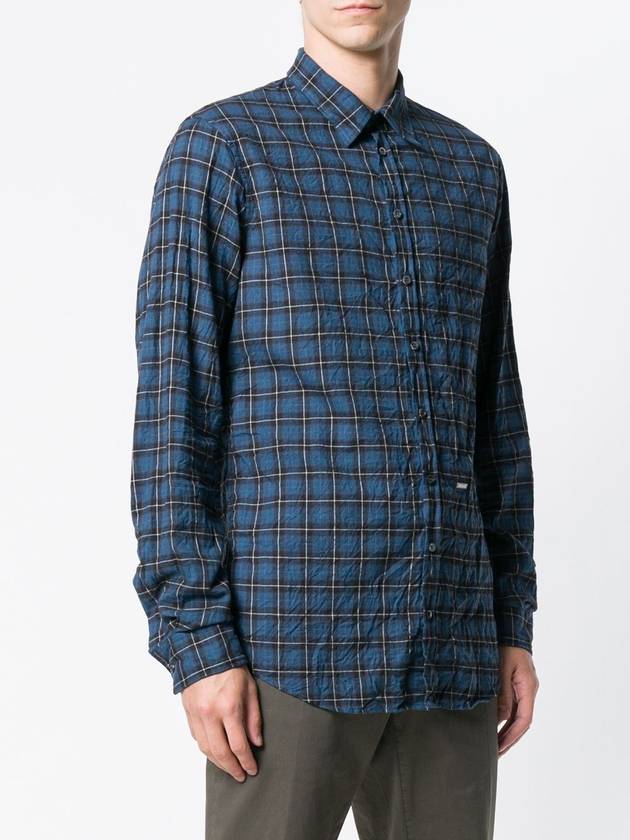 Wrinkle Check Shirt - DSQUARED2 - BALAAN 2