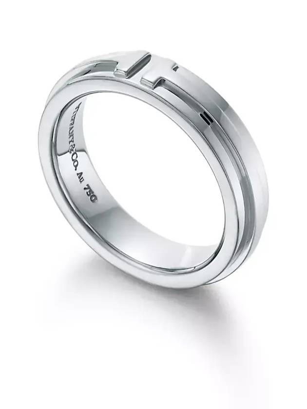 Tiffany T narrow ring white gold 36814918 - BVLGARI - BALAAN 1