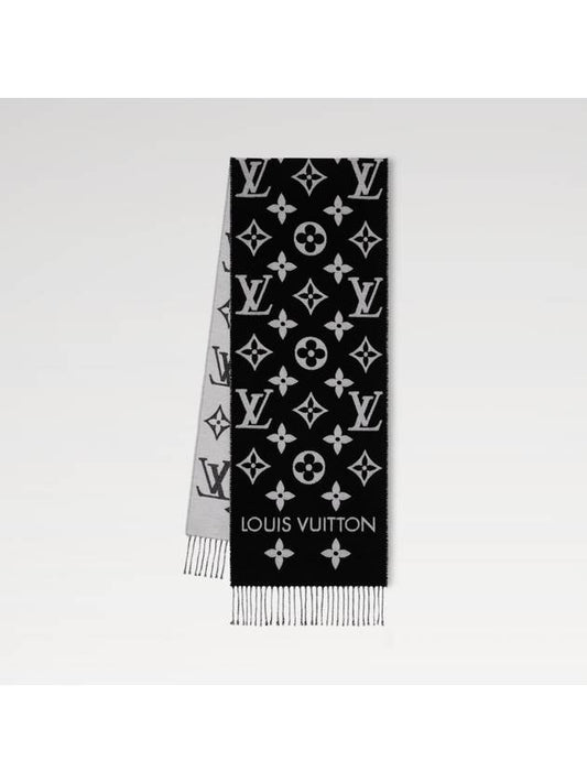 LV Essential Scarf Black - LOUIS VUITTON - BALAAN 2