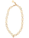 Medusa Chain Greca Necklace Gold - VERSACE - BALAAN 3