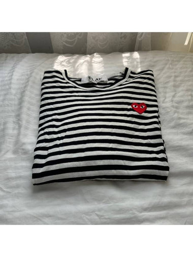 Striped Red Wappen Long Sleeve Dangara AZ T163 - COMME DES GARCONS - BALAAN 1