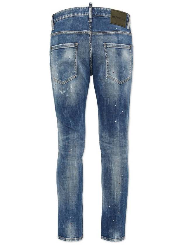 Denim Straight Pants S74LB1551 S30342470 - DSQUARED2 - BALAAN 3