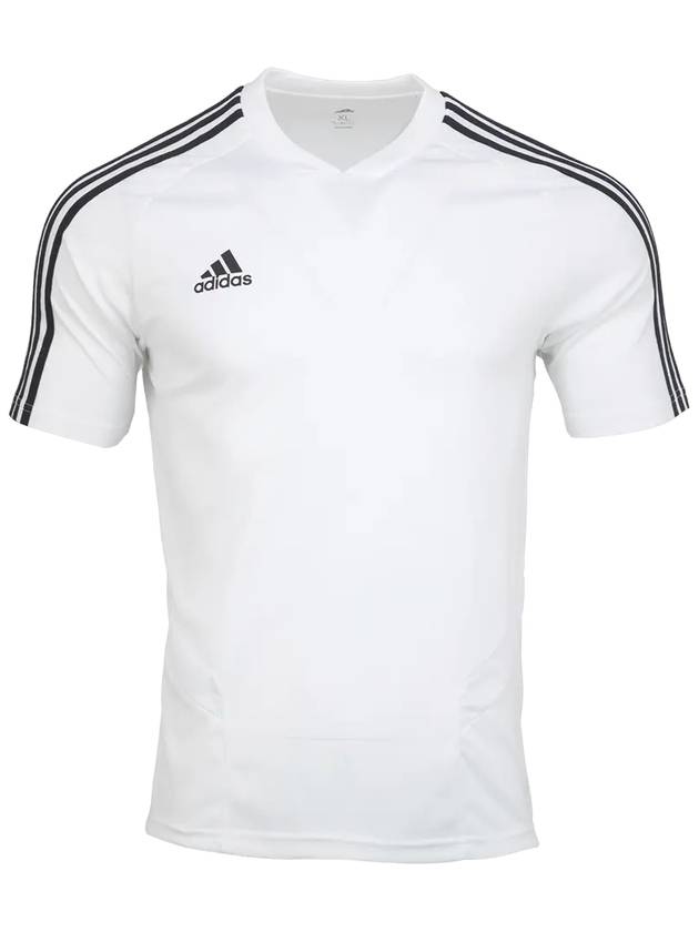 Tiro 19 Training Jersey Short Sleeve T-Shirt White - ADIDAS - BALAAN 2