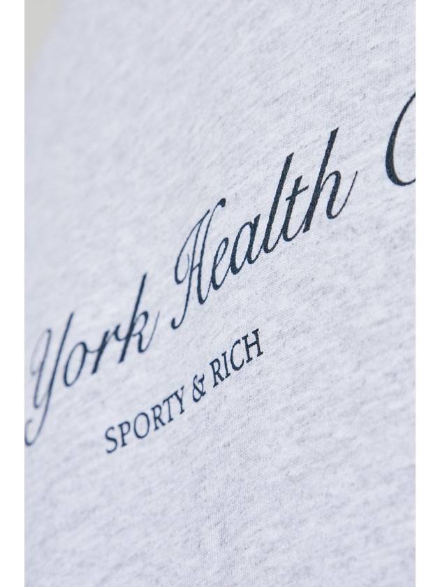 Sporty & Rich T-shirt From The NY Health Club Collection, Unisex, Grey - SPORTY & RICH - BALAAN 7