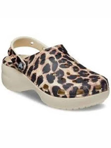 Animal Print Platform Sandals Multi CR207844 1328054 - CROCS - BALAAN 1