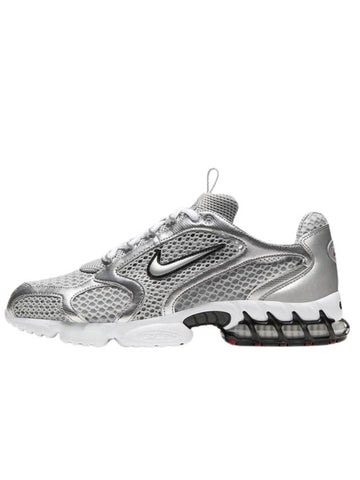 Air Zoom Spiridon Cage 2 Low Top Sneakers Metallic Silver - NIKE - BALAAN 1