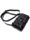 Cassette Intrecciato Padded Small Cross Bag Black - BOTTEGA VENETA - BALAAN 6