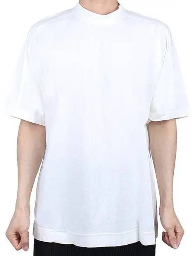 Men's Homme Plissé Release T 2 Short Sleeve T-Shirt White HP46JK204 01 - ISSEY MIYAKE - BALAAN 2