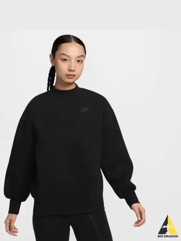 Women s Sportswear Tech Fleece Oversized Crew Neck Sweatshirt 010 - NIKE - BALAAN 1