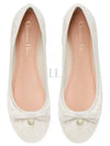 Quilted Cannage Calfskin Ballerina Flat Off White - DIOR - BALAAN 2