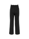 Wool Mohair Straight Pants Black - GUCCI - BALAAN 3