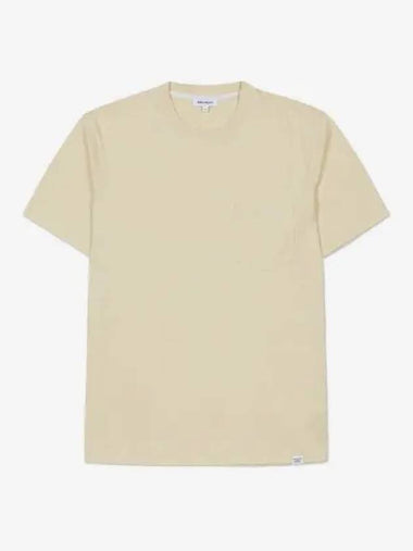 Johannes Standard Pocket Short Sleeve T Shirt Sunwashed Yellow N0105538056 - NORSE PROJECTS - BALAAN 1