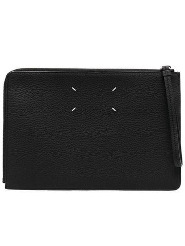 4 Stitch Clutch Bag Black - MAISON MARGIELA - BALAAN 1