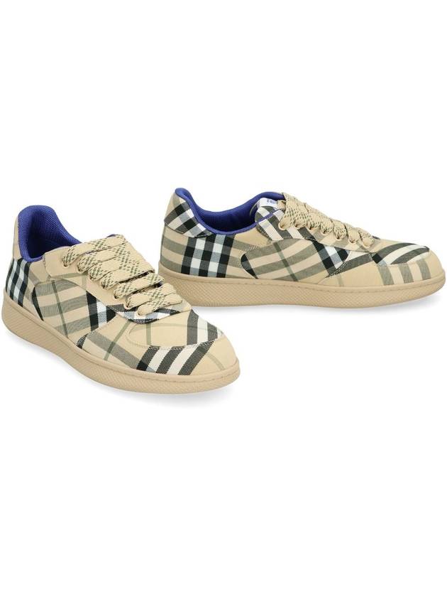 Check Low Top Sneakers Beige - BURBERRY - BALAAN 4