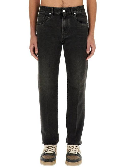 Straight-Cut Denim Jeans Black - FENDI - BALAAN 2