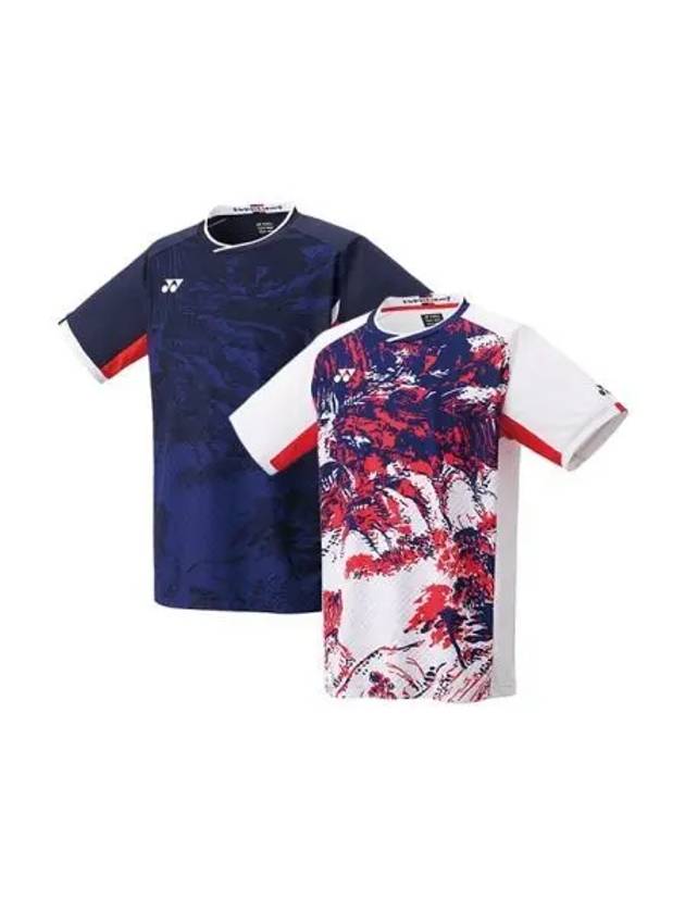 YONEX National Team Men s Game Wear White Navy Blue - YOUNESS - BALAAN 1