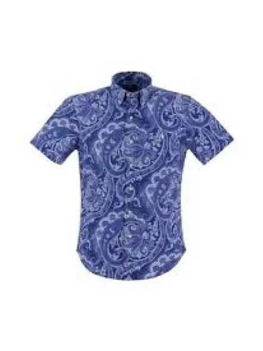 Savings Short Sleeve Sports Shirt Blue - POLO RALPH LAUREN - BALAAN 1