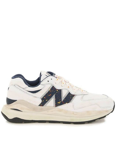 Paint Splatter 5740 Low Top Sneakers Natural Indigo - NEW BALANCE - BALAAN 1